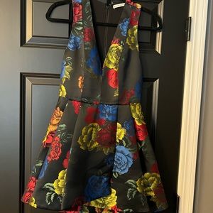 Alice + Olivia mini dress with florals